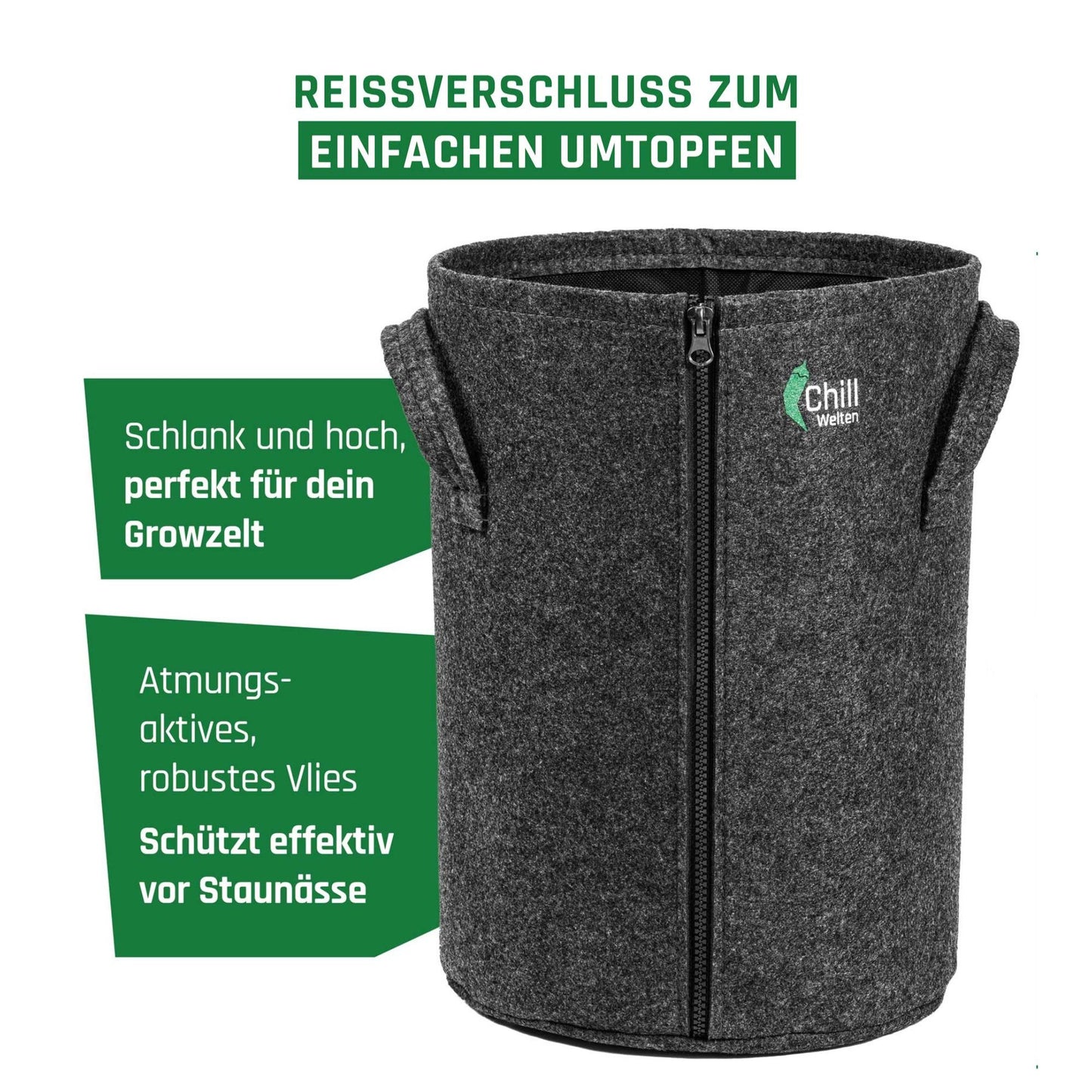 15l High Edition Stofftopf "Chillwelten" mit Reißverschluss