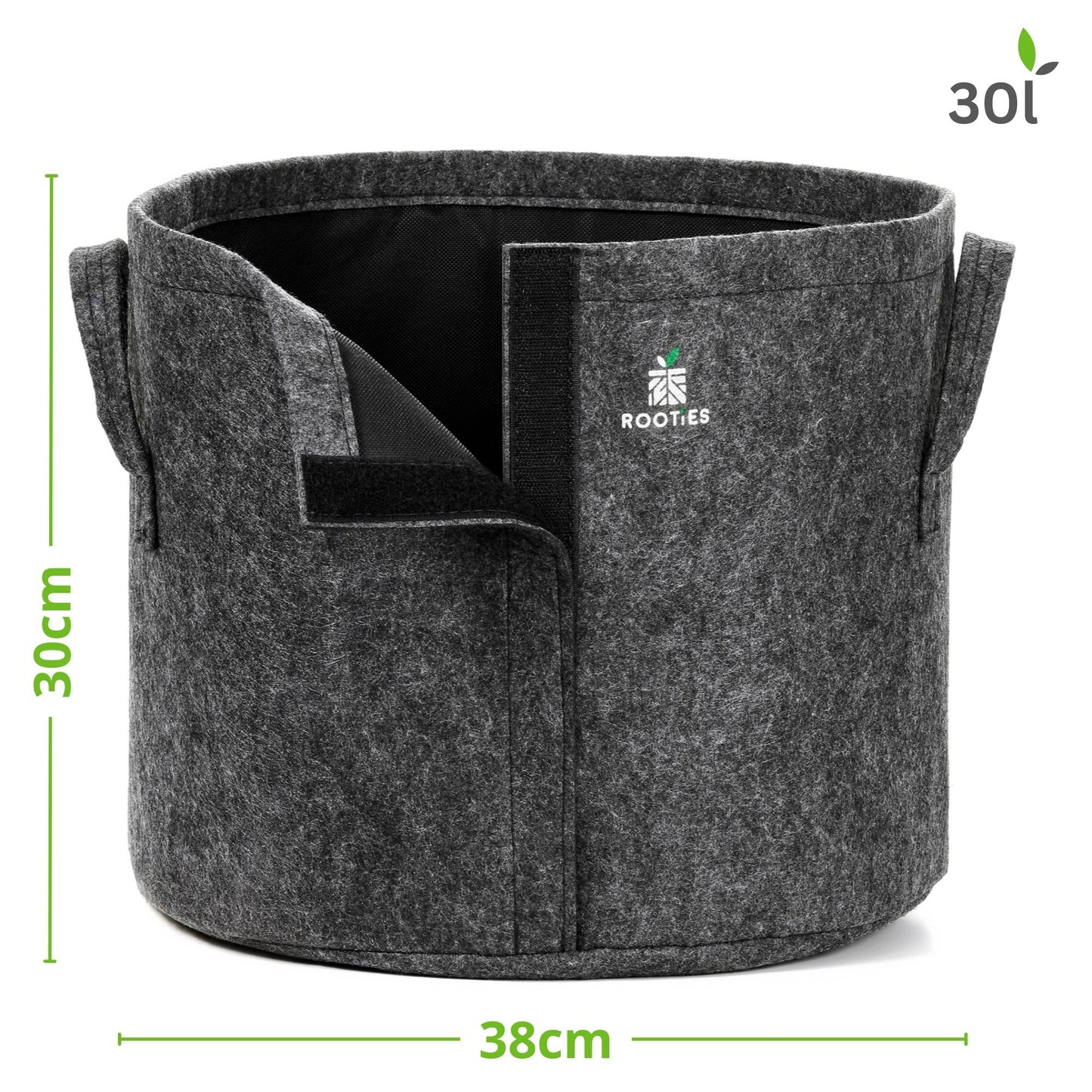 30l Stofftopf mit Klettverschluss