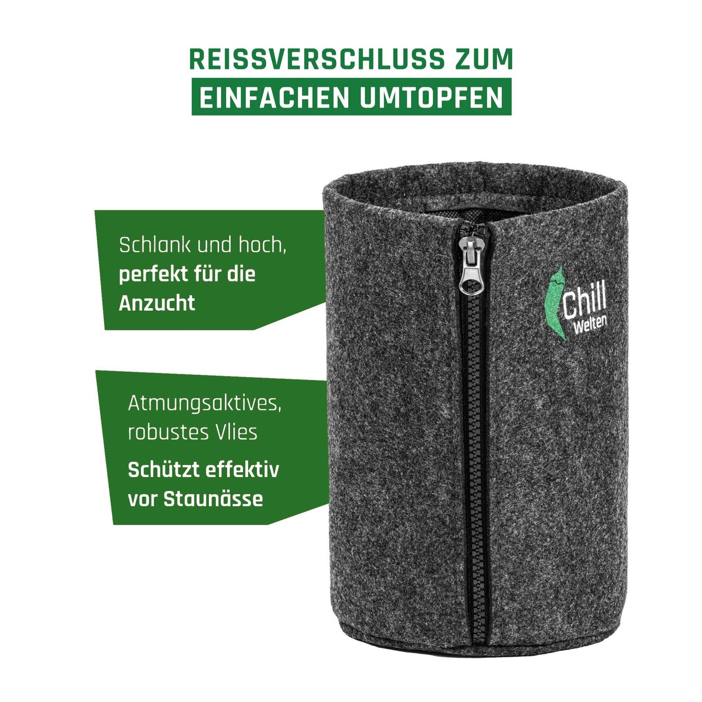 3l Stofftopf "Chillwelten" mit Reißverschluss