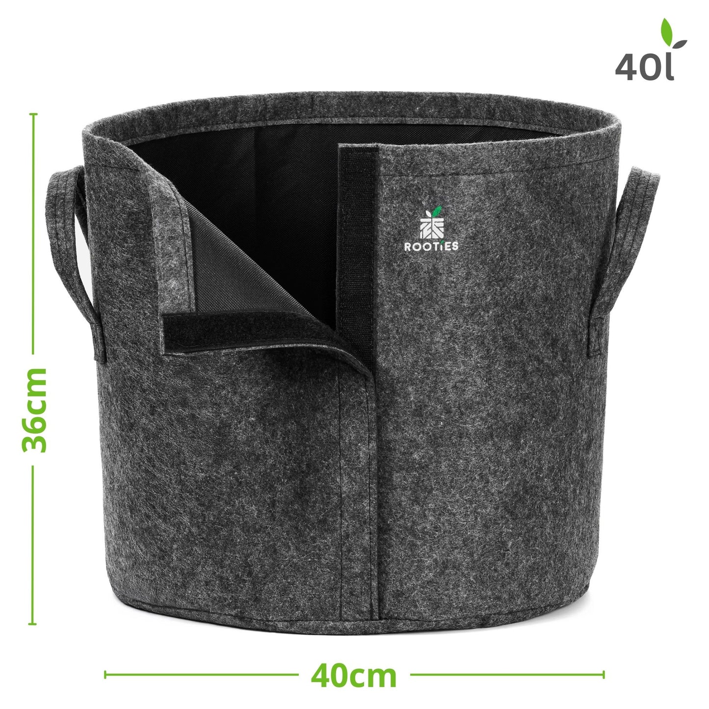 40l Stofftopf mit Klettverschluss