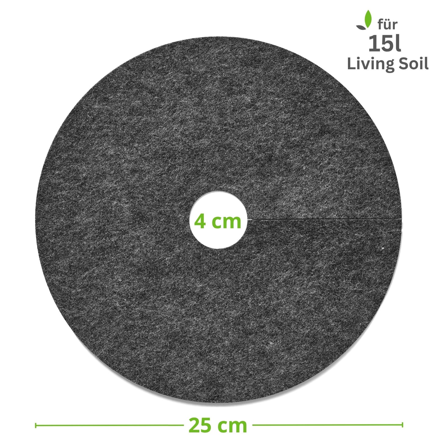Topfabdeckung Living Soil 15l / 25cm