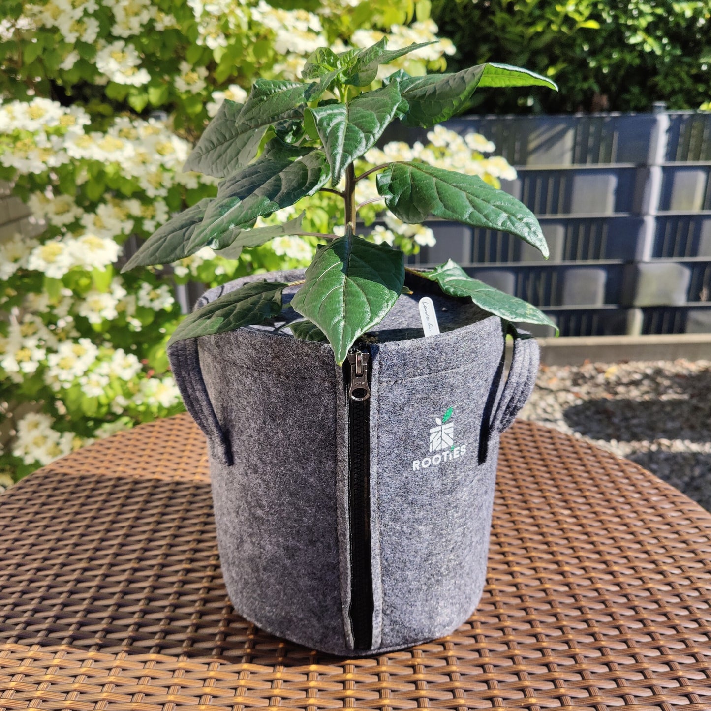 6l Stofftopf mit Reißverschluss